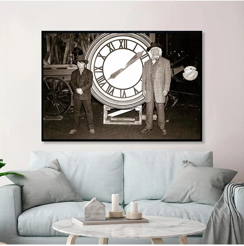 Back To The Future Poster Classic Movie Print Alternative Film Retro Photo Vintage Style Wall Art Canvas Painting Home Decor