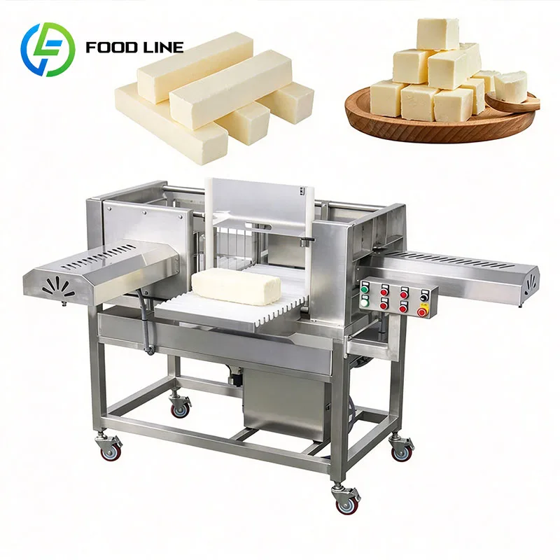 Cheese Portioning Machine Frozen Cheese Cutter for Uniform Cubes Sticks and Strips in Commercial Food Production Customized