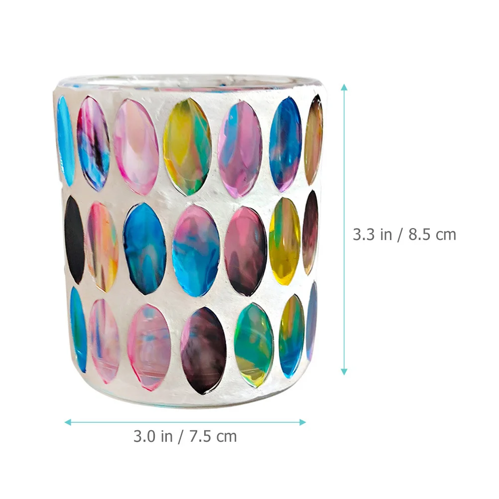 

Glass Holder Sturdy Romantic Tea Light Holder Vase Small Storage Container Table Decor Wedding Party Centerpiece