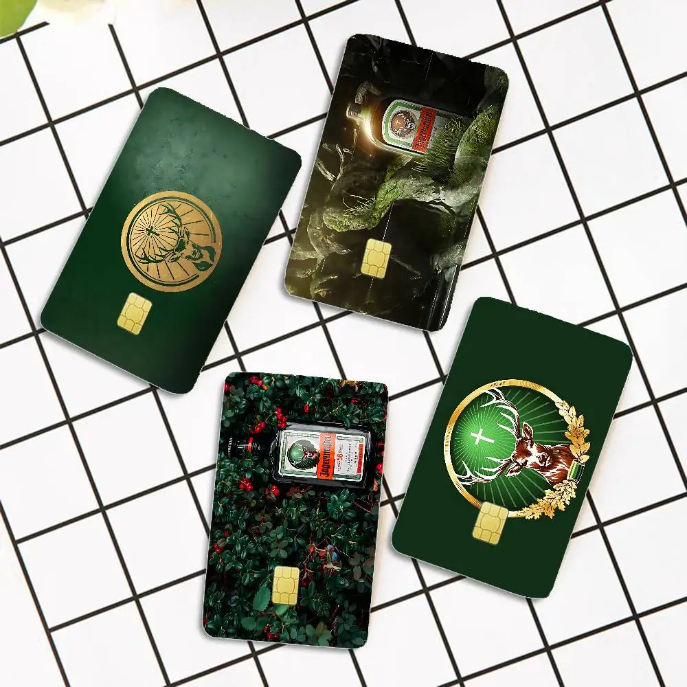 Hot J-JaegermeisterS Anime Young Creidt Card Debit Card Sticker Film Case Front Tape For Small Big Chip No Chip