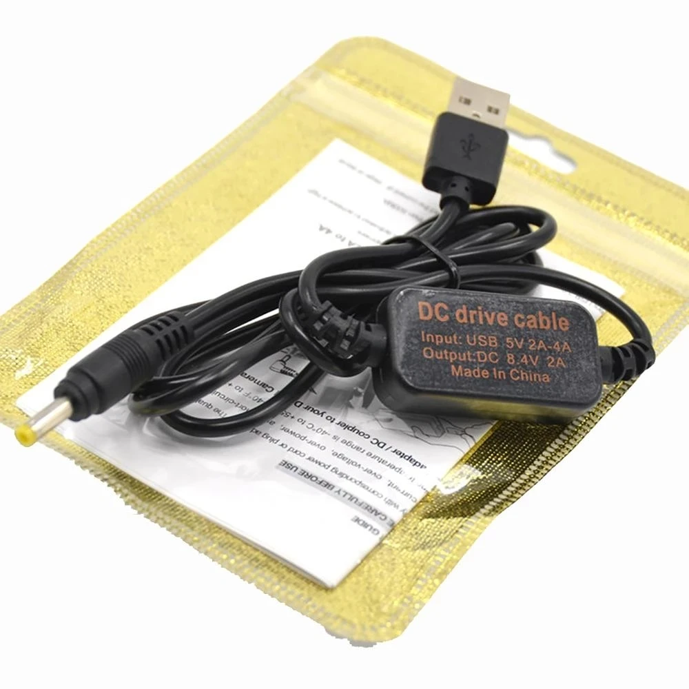 Câble d'alimentation USB 5V pour Panasonic DMW-DCC8 DCC9 DCC11 DCC12 DCC15 DMW-BLD10 DMW-BMB9 DMW-BLF19 DMW-BLC12 DMW-BLH7 DUNIBattery