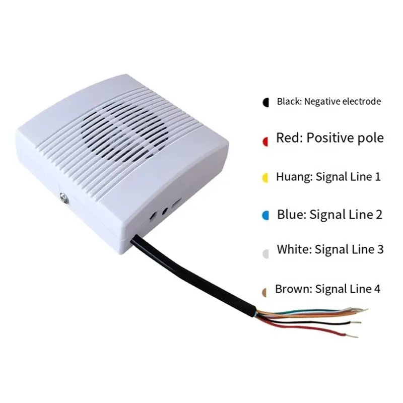 N82R Multipletrigger Sound Lautsprecher Für Lkw Auto Reverse Horn Sprachaufforderung Lautsprecher Sound Lautsprecher
