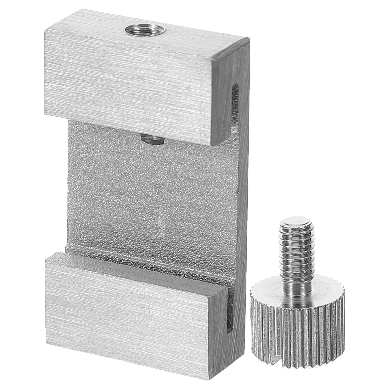 Heavy-Duty Aluminum Alloy Ruler Positioning Limit Block Quick-Adjust Screw Mechanism Accurate Marking Tool for Engineering