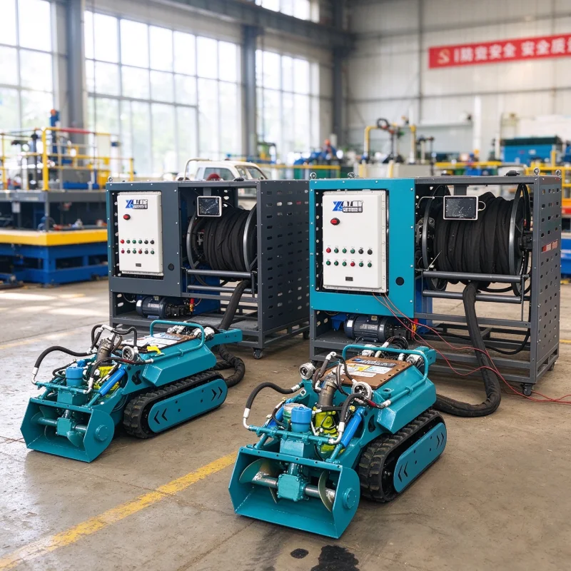 Heavy-Duty Anti-Corrosion Robot with 1250mm Width, Portable Modular Dredger for River Silt and Coastal Erosion Control Tasks
