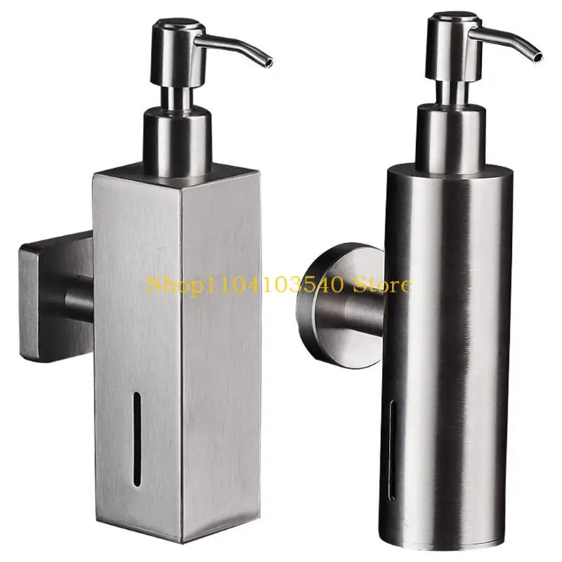 

02DC Manual Soap Dispenser Wall Mounted Shampoo Container Shower Dispenser Holds Shampoo Conditioner Shower Gels