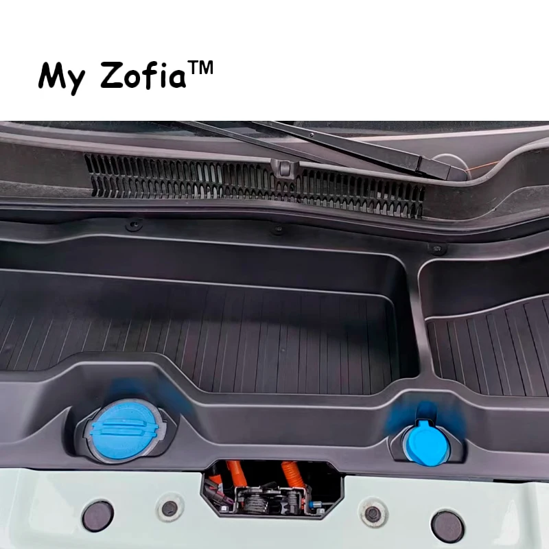 For Leapmotor T03 2023 2024 2025 Car Front Cabin Storage Box High Quality Waterproof Storage Box ABS front spare box Accessories