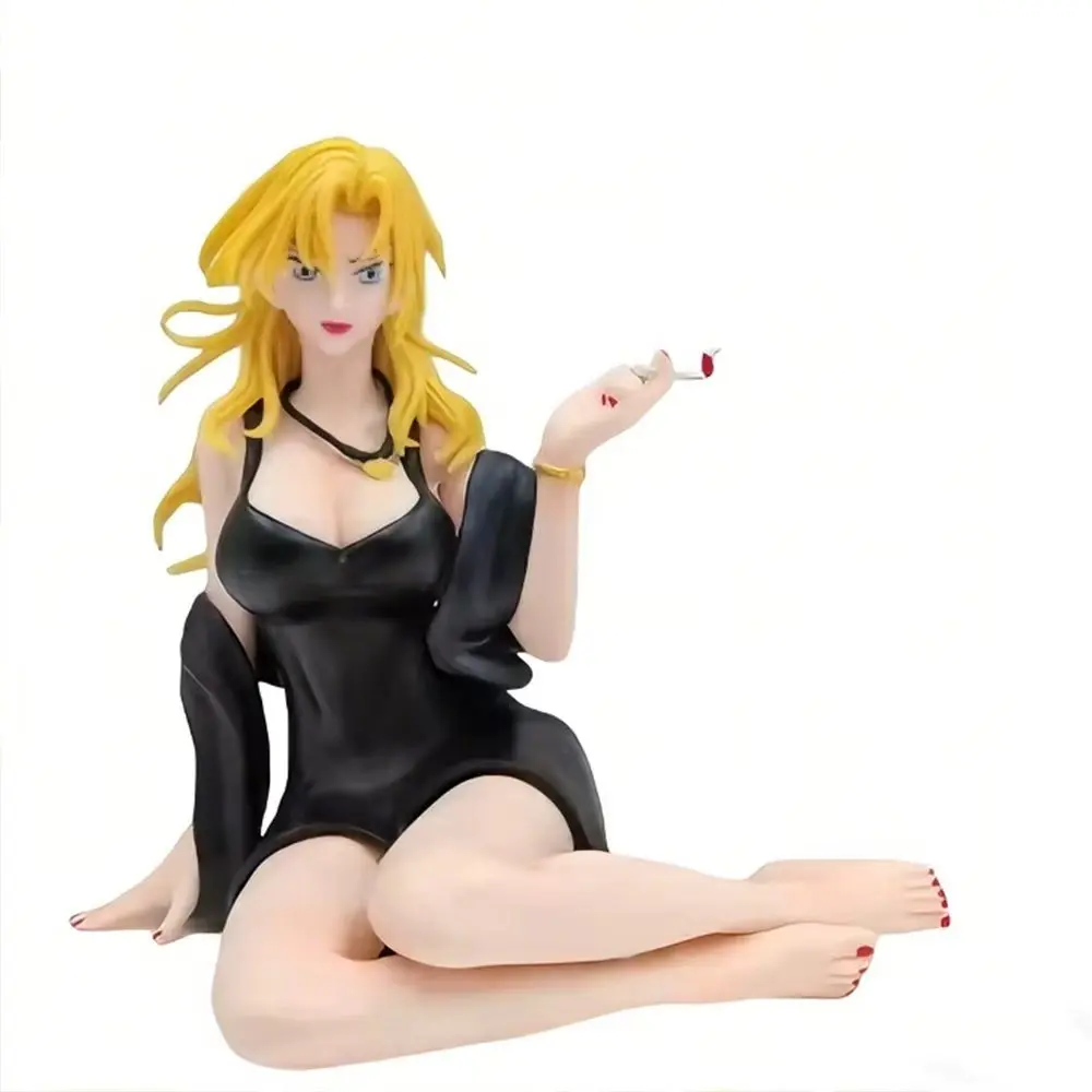 @ ​ ​ Figura de Anime de Detective Conan en Pose Sentada, 11 cm, Estatua Decorativa para Escritorio, Regalo ​