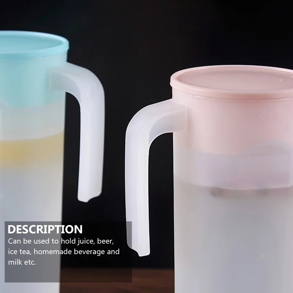 Wasserkrug, verdickter Kunststoff-Kaltwasserkocher, große Kapazität, Getränkekug für Saft, Eistee, Bier, Milch, Picknick, Party, Schwimmen
