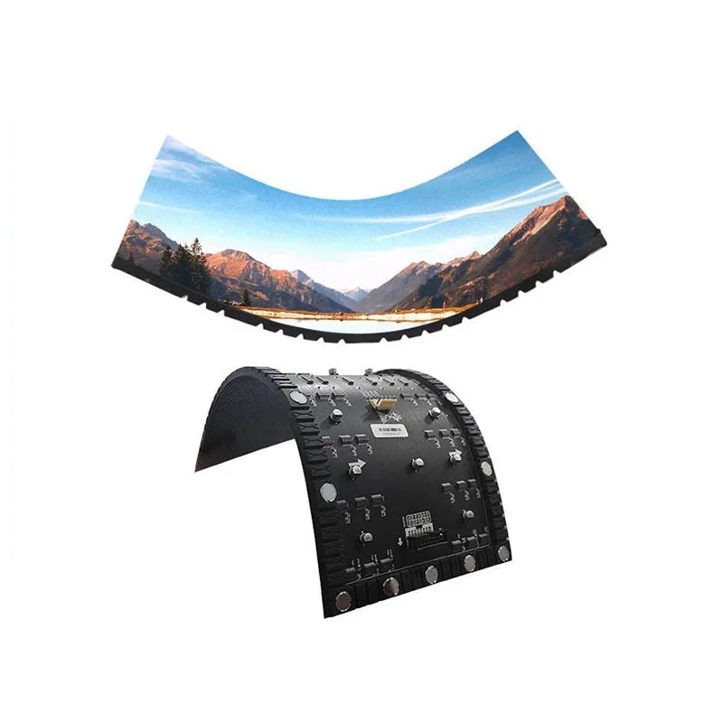 Jilian Hot-Selling P2.5P4 P6P5 Bendable LED Module Creative Circular Column Screen Arc-Shaped Video Wall SMD Package PCB