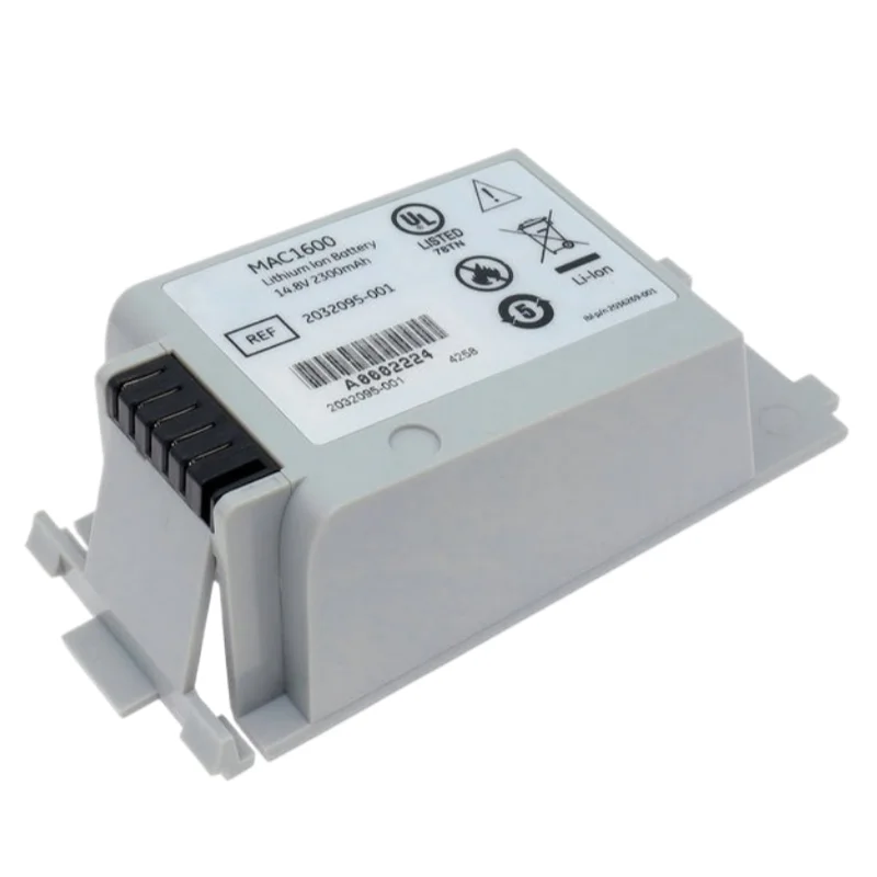 14.8V 2300mAh Battery for GE MAC1600 M2821 ECG EKG Machine High Quality 2032095-001 2035701-001 Replacement Battery