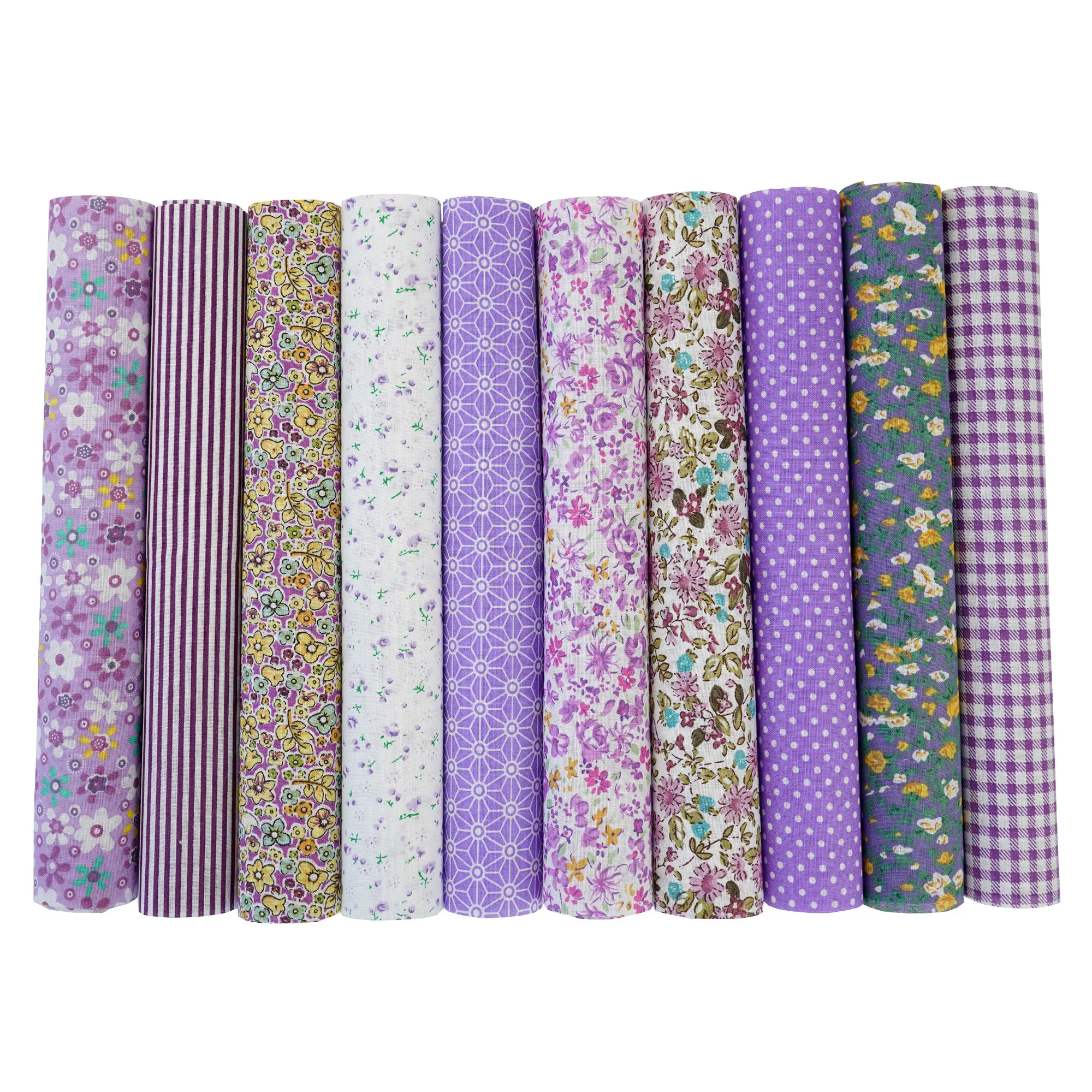 100PCS 25x25cm/10x10cm Quadrate Baumwolle Handwerk Floral Stoff Tücher für DIY Bündel Patchwork Quilten Nähen Scrapbooking Artcraft – Detail 11