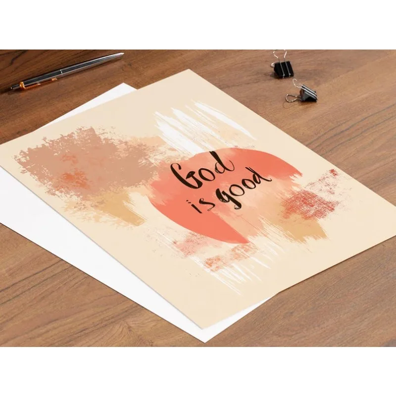 2D/Flat Retro Christian Wall Art Poster, Frameless Neutral Religious Print Art Canvas for Living Room and Bedroom Decortion Gift