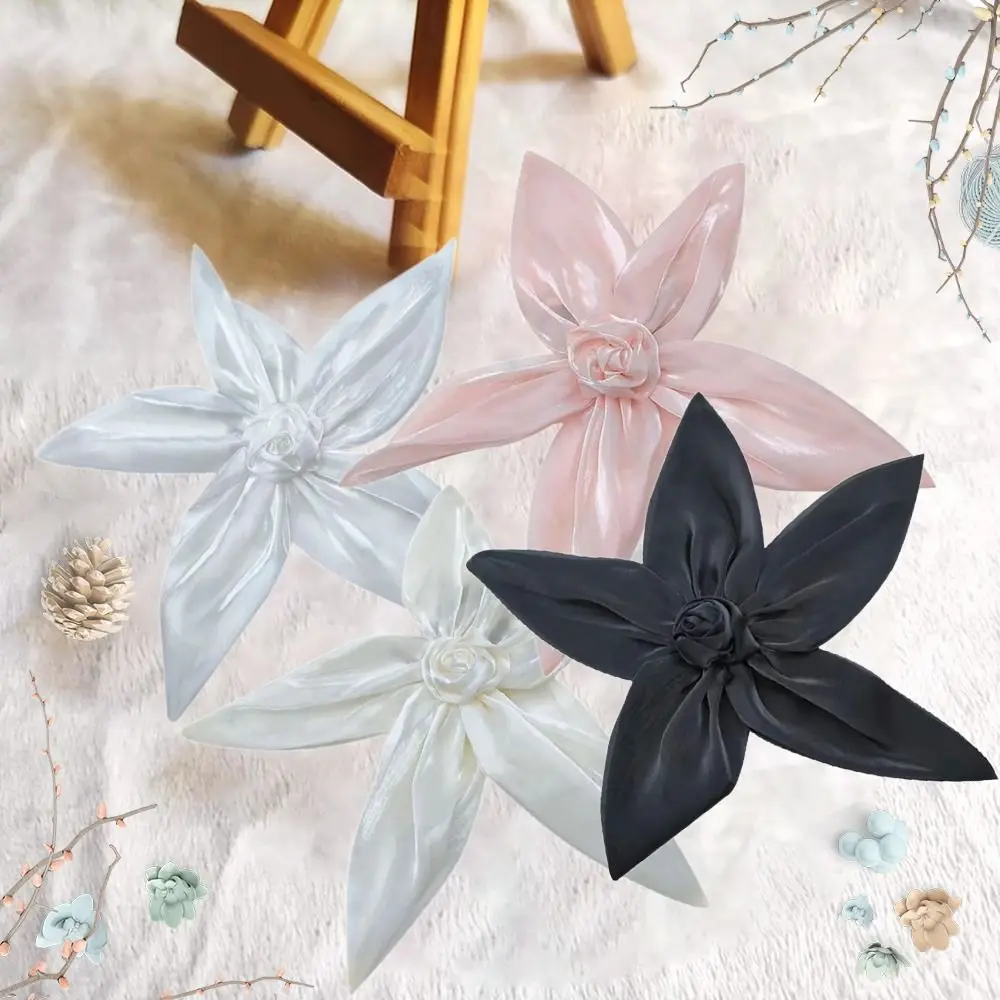 New 34CM Flower Brooch DIY Organza Chest Flower Clothing Dress Neck Decoration DIY Sewing Applique