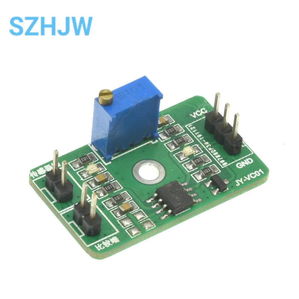 1 szt. LM393 moduł komparatora napięcia urządzenie analogowe sterowanie komparatorem wysoki poziom wyjściowy wskaźnik LED