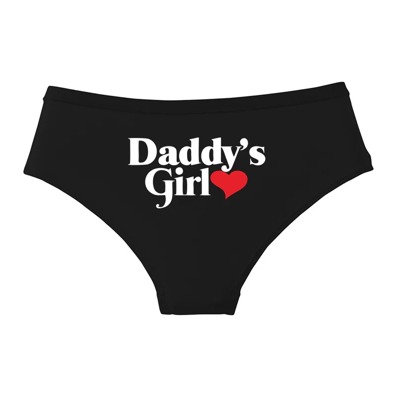 ملابس داخلية قطنية مثيرة للفتيات من Daddy's Girl للنساء ملابس داخلية ساخنة على شكل قلب سراويل داخلية مريحة للفتيات ملابس تحتية ناعمة قابلة للتنفس #1