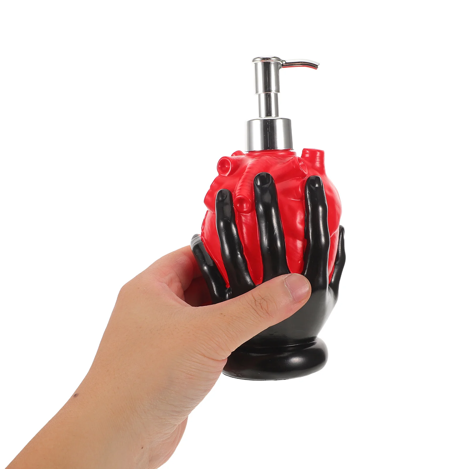 

Heart Shaped Soap Dispenser Anatomical Gothic Liquid Pump Bottle For Bathroom Kitchen Sink Hand Wash Lotion Container Halloween