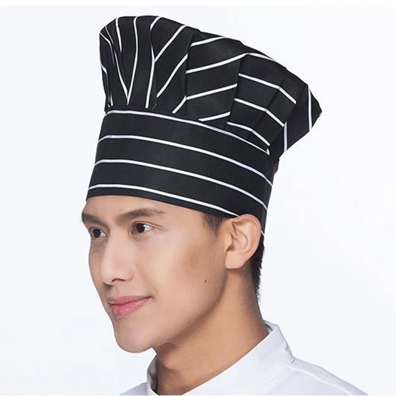 20 سنتيمتر طويل القامة قبعة الطاهي 2/1 pce خدمات الطعام الفطر قبعات مطعم المطبخ كوك القبعات فندق شواء النادل قبعة الطبخ مخبز العمل قبعة #4