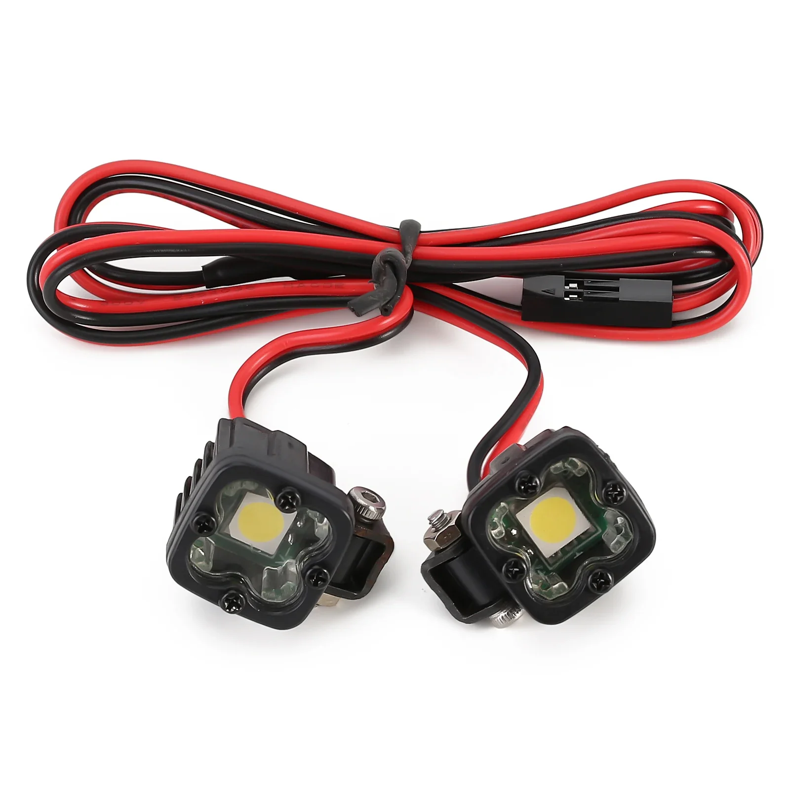 INJORA RC Auto Helle LED-Leuchten Scheinwerfer Scheinwerfer für 1/10 RC Crawler Axial SCX10 90046 Wraith Capra Redcat Gen8 VS4-10