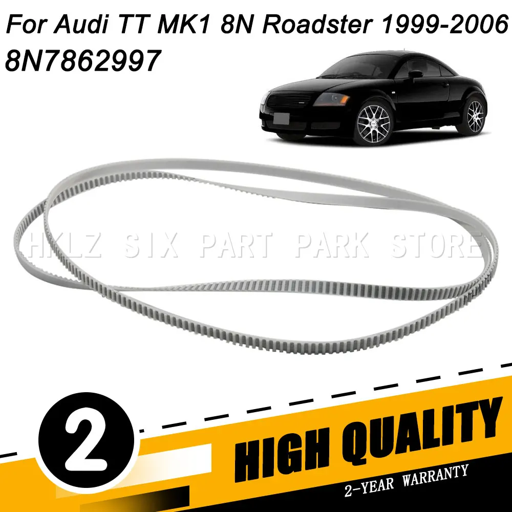 1Pc New Roof Wind Deflector Power Toothed Belt White 8N7862997 For Audi TT MK1 8N Roadster 1999‑2006 Replacement Car Accessories