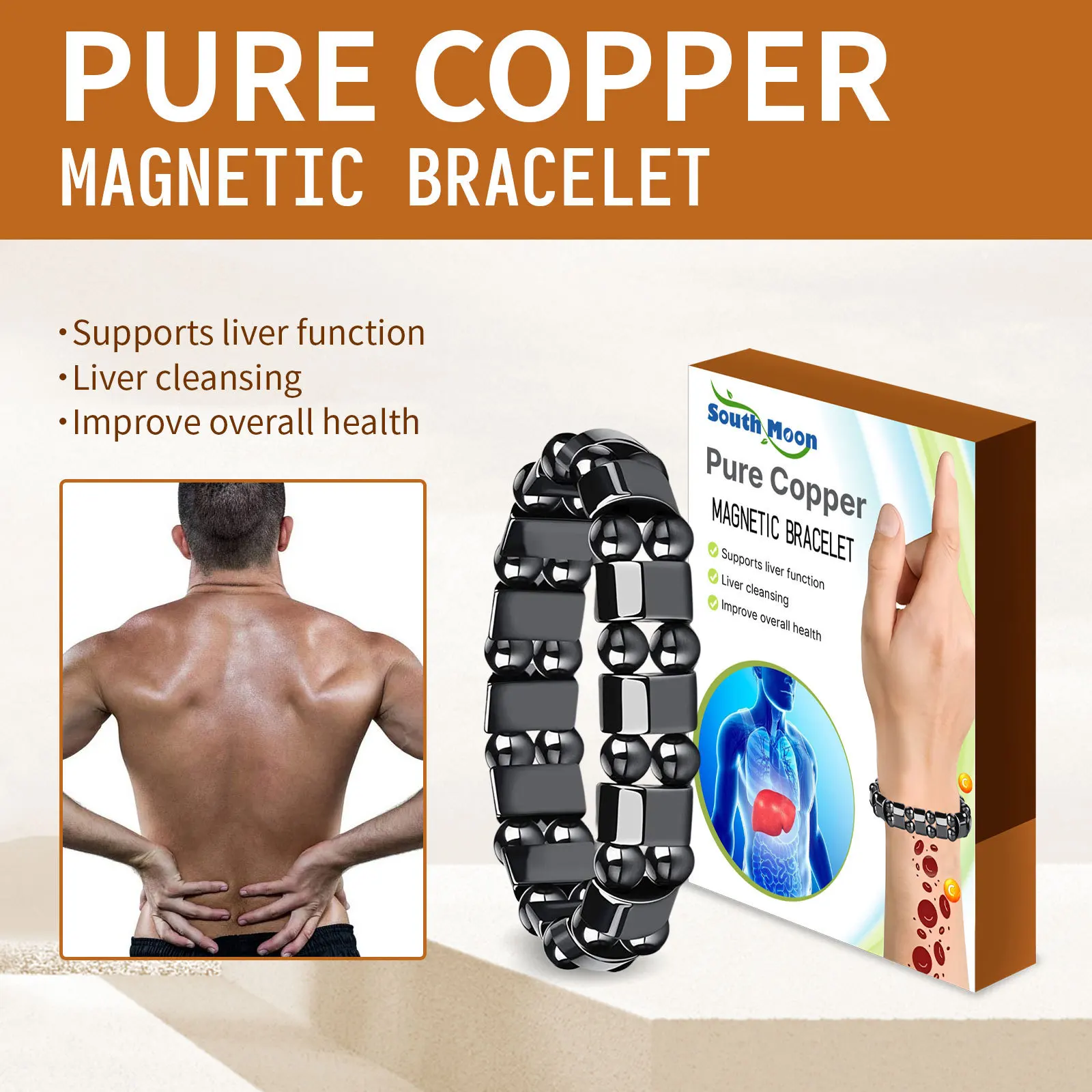 Blood Sugar Control Bracelet Relieve Body Fatigue Balance Blood Glucose Reduce High Blood Pressure Liver Cleansing Health Care