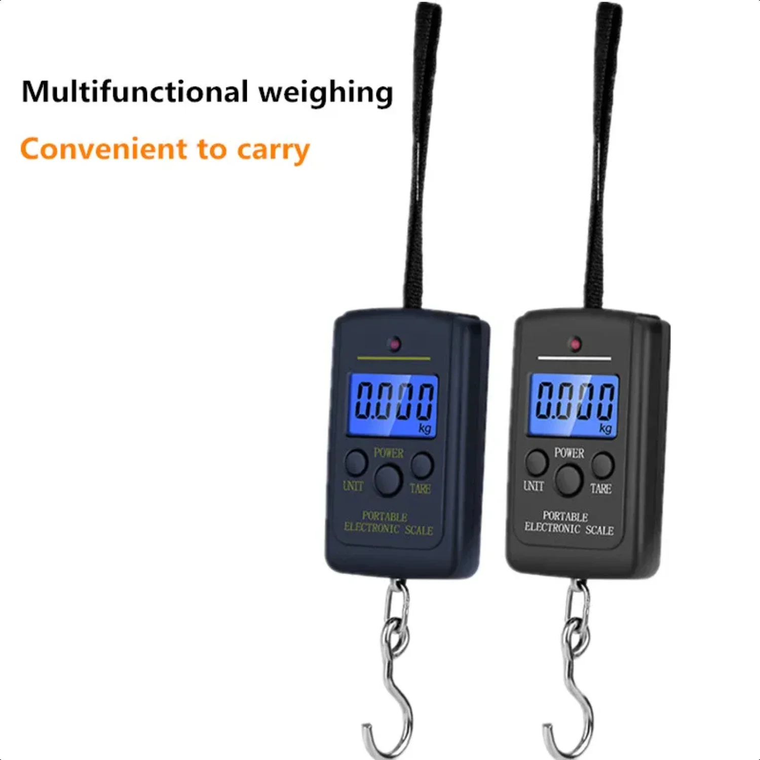 1PC Multifunctional Mini 40kg10g Electronic Hanging Fishing Luggage Balanca Portable Digital Handy Pocket Weight Hook Scale tool