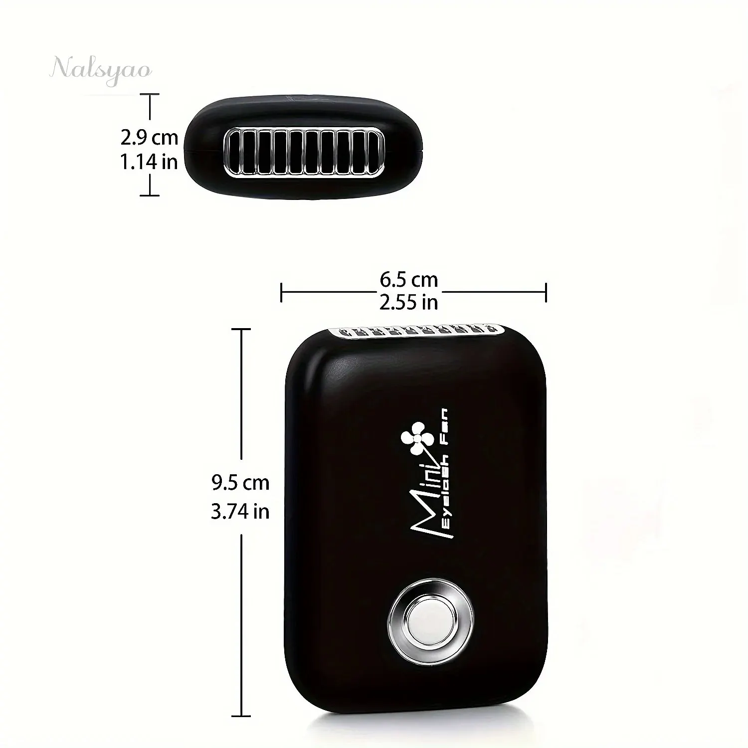 Mini Lash Fan Portable Eyelash Extension Fan Dryer Rechargeable USB 3 Speed Cooling Air Lash Accessories