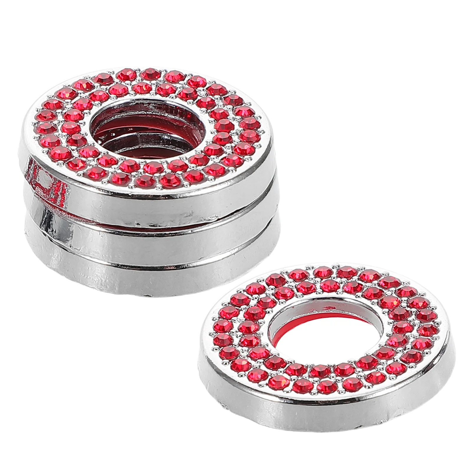 

4Pcs Car Door Lock Covers Zinc Alloy Rhinestones Car Door Latch Protector Cover Compatible Interior