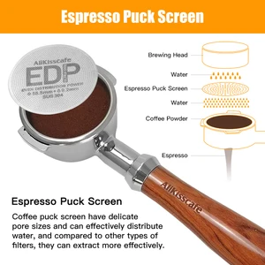 Alikiscafe-Filter-Kaffee für Delonghi Breville, Portafilter-Zubehör, Barista-Werkzeug, 0,2 mm Bildschirm, 51 mm, 53,5 mm, 58,5 mm 8 Hauptverkaufsmaschine von Cafe Delonghi - №7