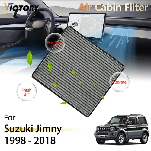 Filtro de aire de coche PM2.5 para Suzuki Jimny Sierra JB23 JB33 JB43 JB53 1998 - 2018 accesorios de coche 95860-81A10 95860-81A20 95860-81A00