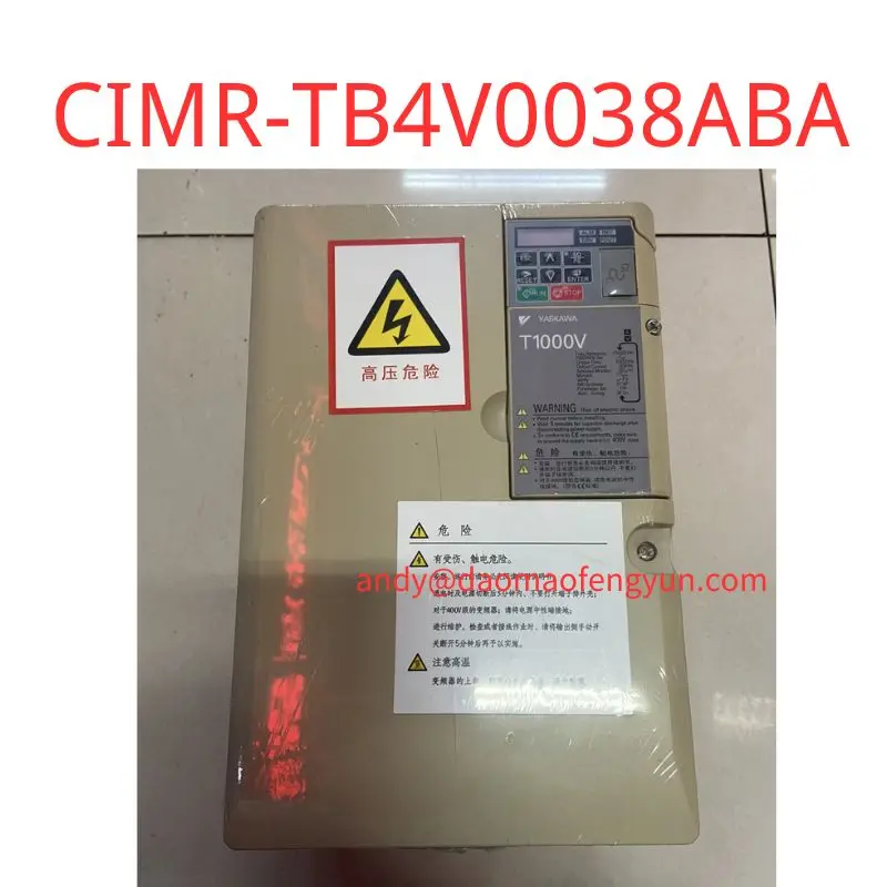 

Second-hand CIMR-TB4V0038ABA frequency converter 18.5KW/15KW 380V Test OK