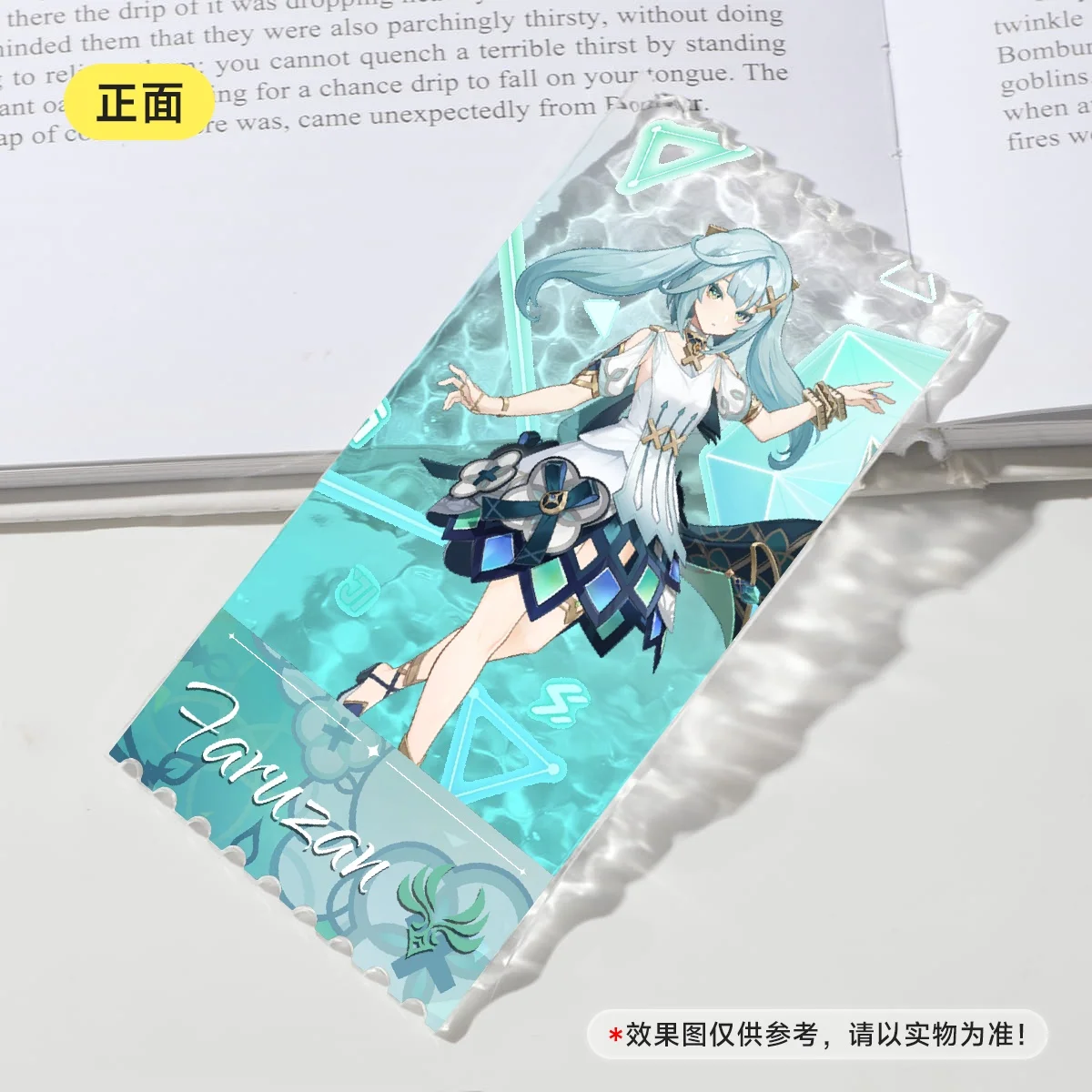 Game Genshin Impact Raiden Shogun Cosplay Anniversary Celebration Series Commemorative Ticket Set Anime Xmas Gift