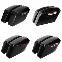 Hard Saddle Bags Saddlebags Trunk For Harley Touring Street Glide 2014-2023 2021 2020 2019 2018 Motorcycle Luggage Side Bags