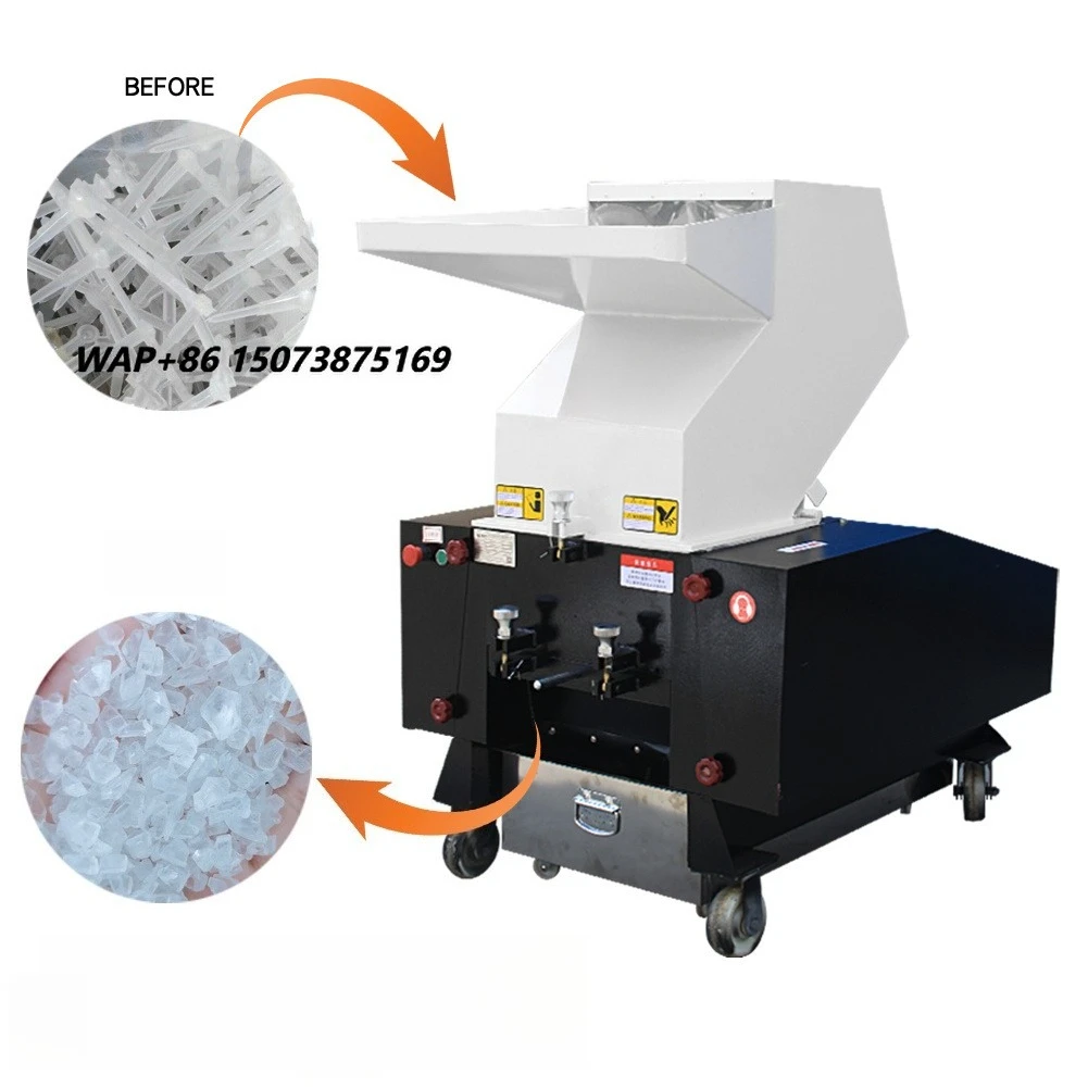 CE Certified Plastic Grinding Recycling Machine 50~1500 Kg/h Plastic Crusher Crushing Machine