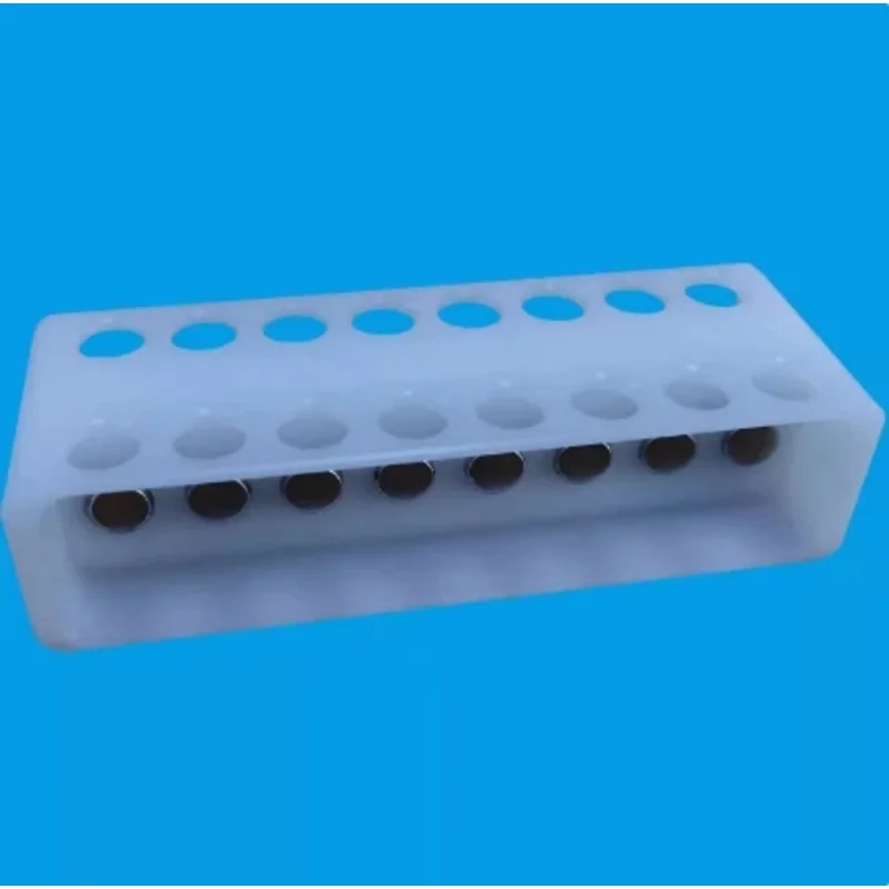 Biological Laboratory Magnetic Bead Separation Rack 0.1/0.2Mlpcr Eightrow Tube Strong Adsorption 16 Holes