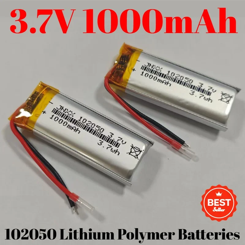 102050 3.7V 1000Mah…