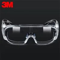 Gafas protectoras 3M 1611HC, gafas de seguridad genuinas, gafas de luz plana antigolpes y antiarañazos
