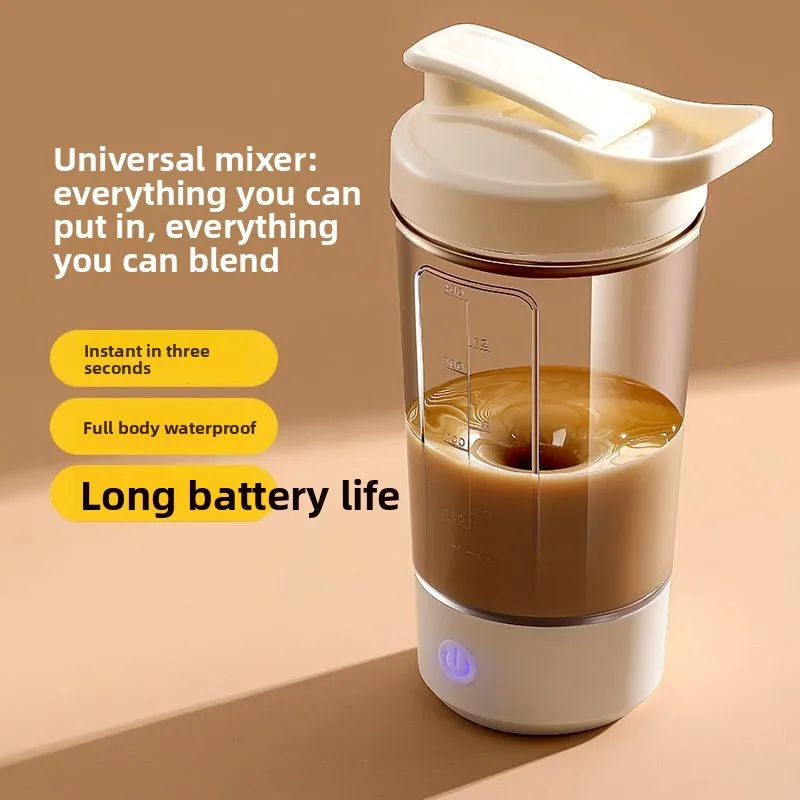 2026 Rechargeable Automatic Stirring Cup - Graduated Portable Lazy Coffee Soy Milk Shaker