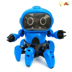 Dance Music 6 Claws Robot Octopus Spider Robots Vehicle Birthday Gift Toys For Children Kids Early Education Baby Toy Boys Girls