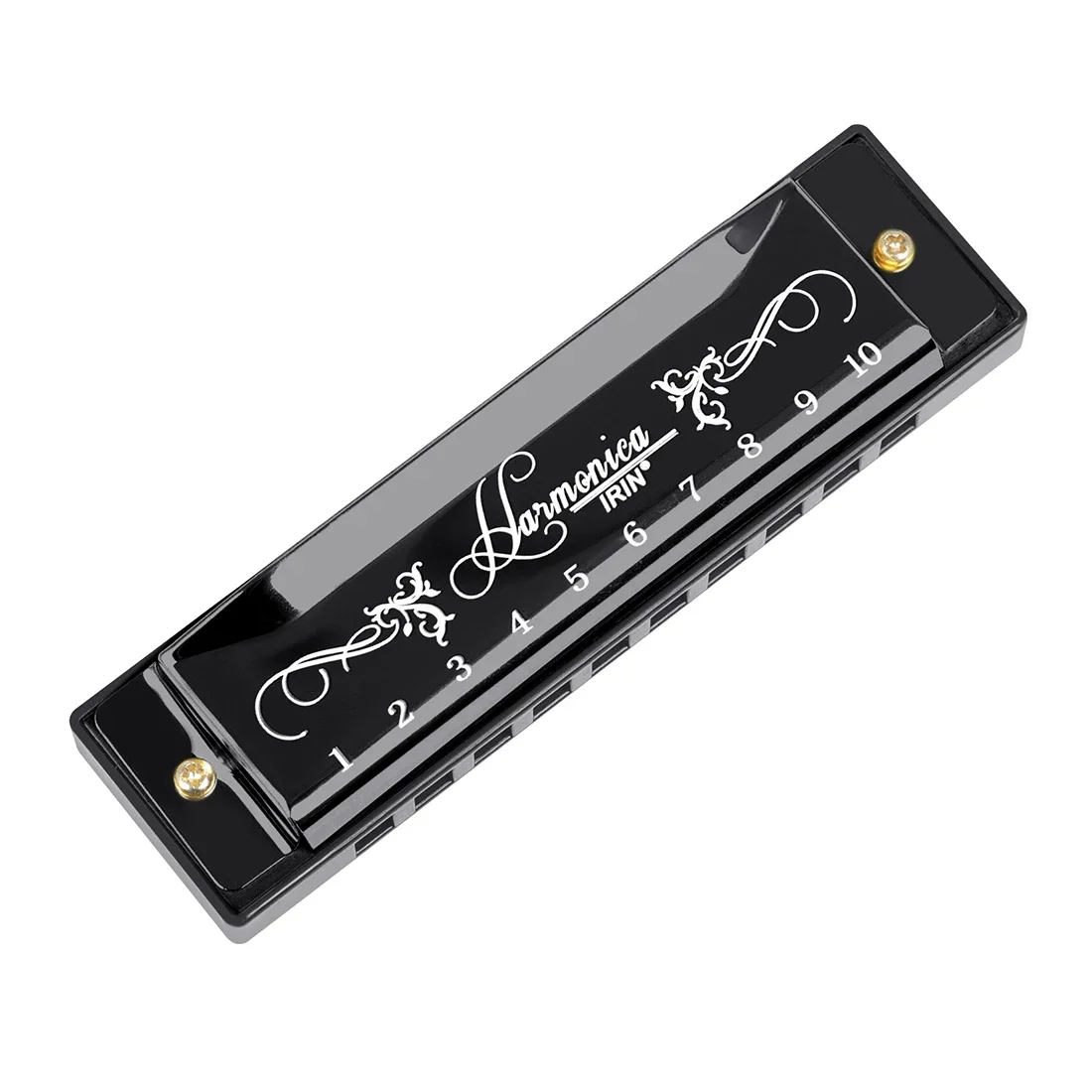 IRIN 10 Hole 20 Tone Woodwind Instrument Harmonica Colorful C Key Harmonica Suitable for Beginners Teaching Playing Gift