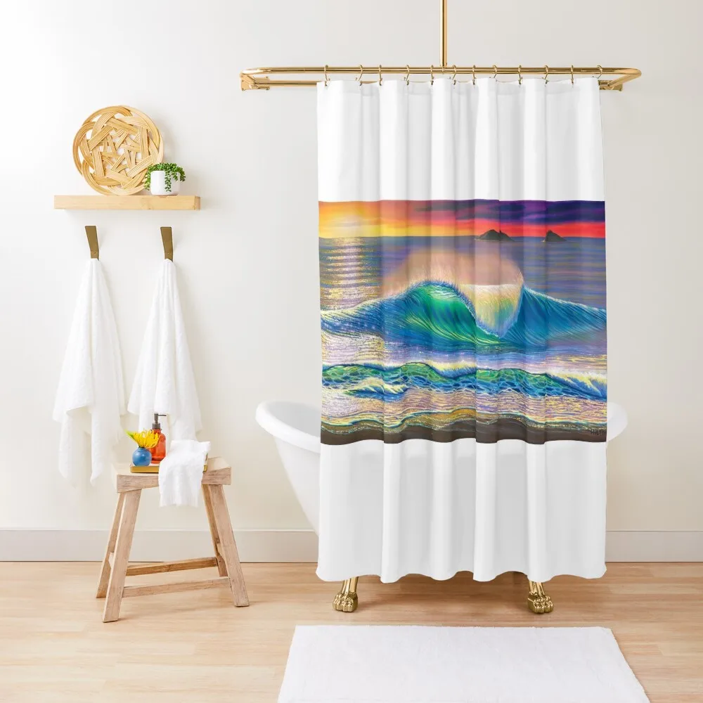 

Lanikai Surf Shower Curtain Luxury Bathroom Luxury Bathroom For Set Set Curtain