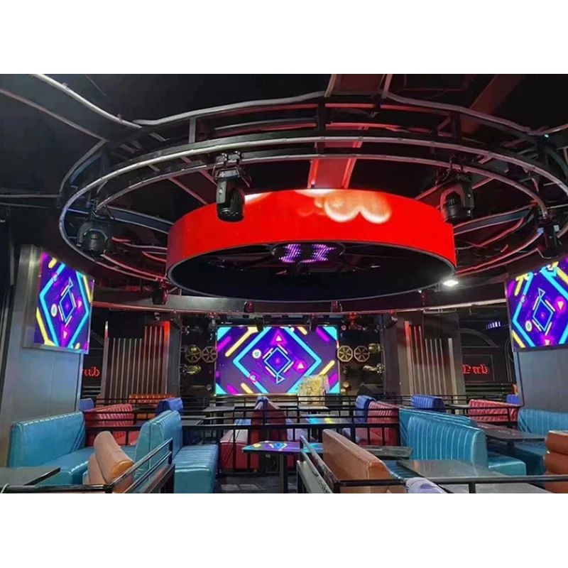 AiminRui High Resolution P2 Indoor 1/32 Scan 256*128mm / 128*64 Pixels 3in1 RGB SMD Full Color LED Display Flexible Panel Module