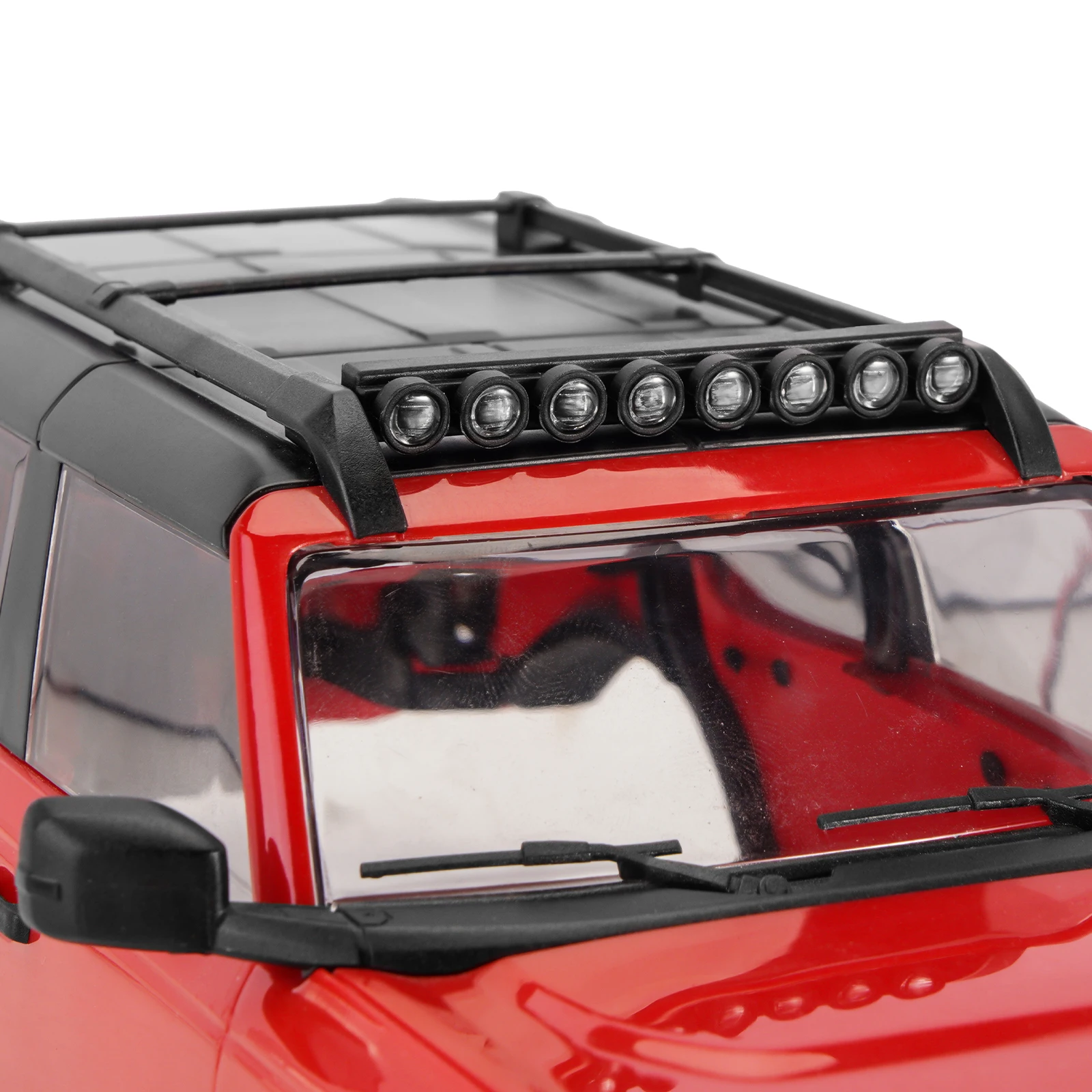 INJORA Nylon Molded 8LED Roof Light for 1/18 RC Crawler TRX4M Bronco (4M-47)