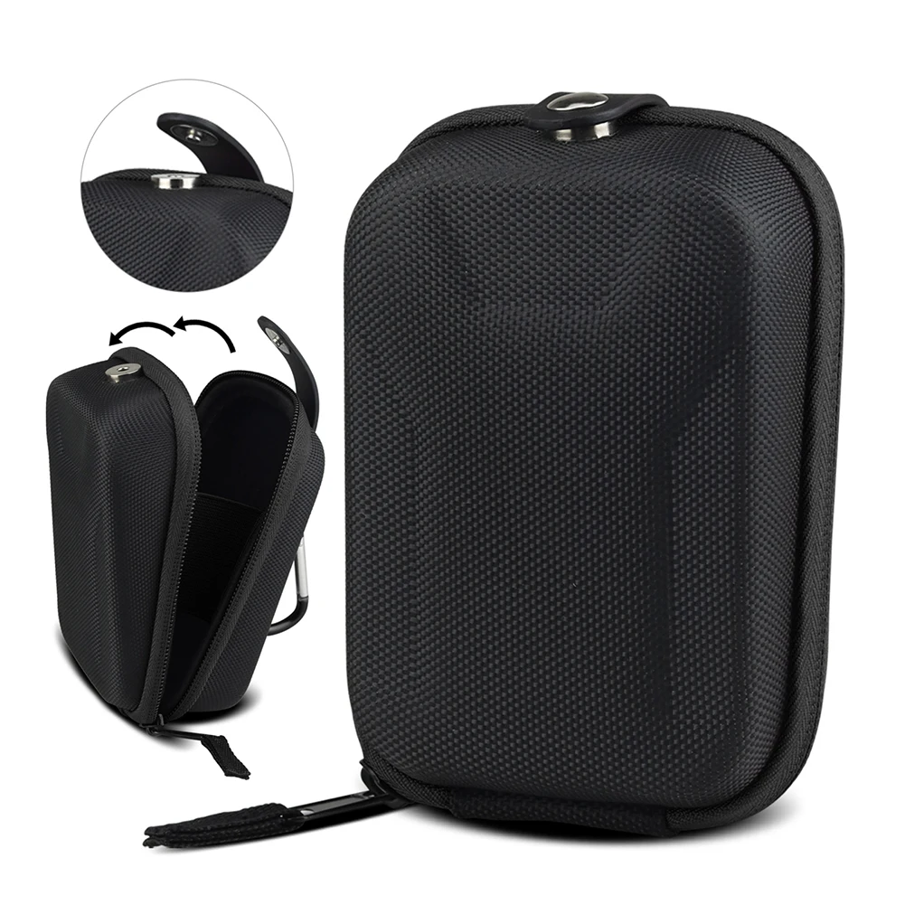 

Магнитный чехол для переноски дальномера для гольфа, ткань Оксфорд, материал EVA, водонепроницаемый, противоударный, петля для ремня, карабин, красный