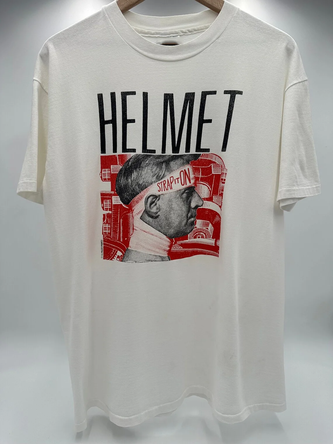 Helmet 1991 Strap it on Unisex Cotton T Shirt Full Size S-5XL BE2774