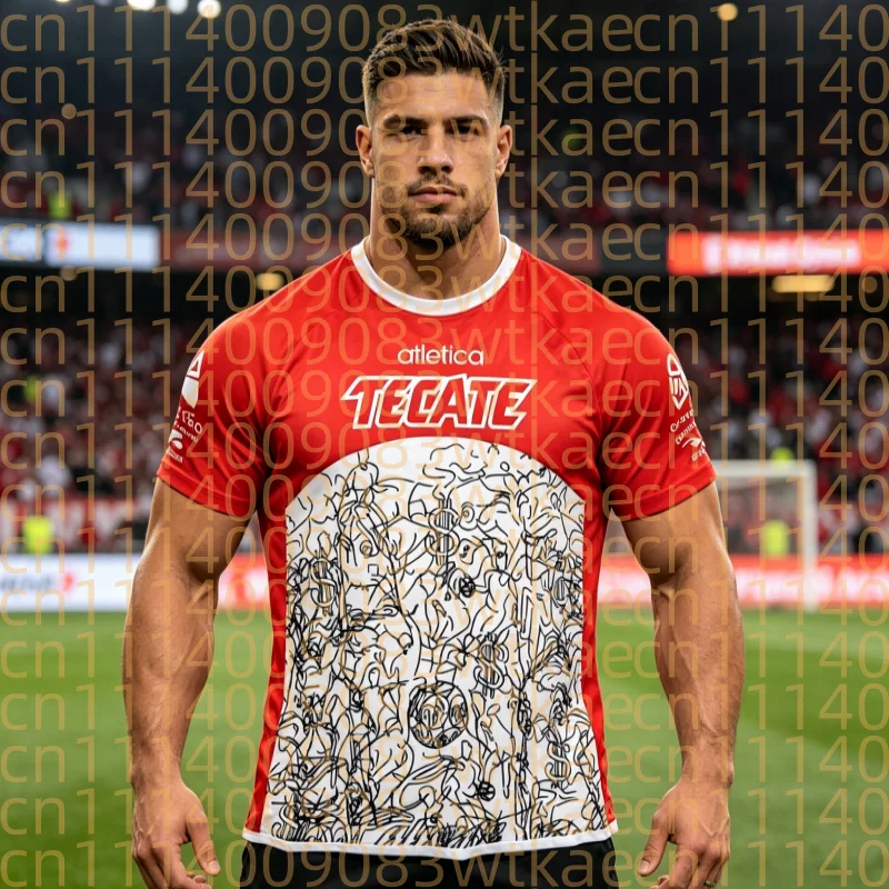 Nuevas Camisetas de la Liga Mexicana 2026, Edición Especial Tijuana, Camisetas de Fútbol Local y Visitante de Tijuana, Cómodas y Transpirables, Ropa de Playa