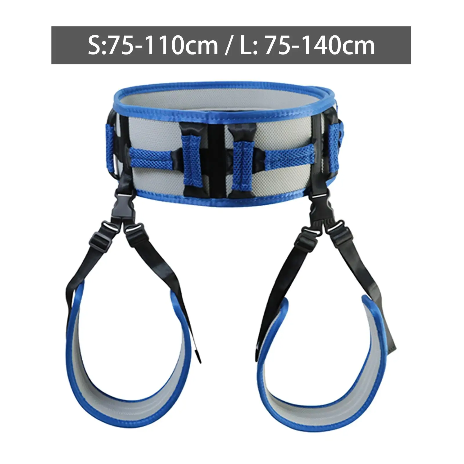 Comfortable Polyester Gait Belt with Adjustable Buckle for Patient Lifting and Transfer Assistance in Home Care