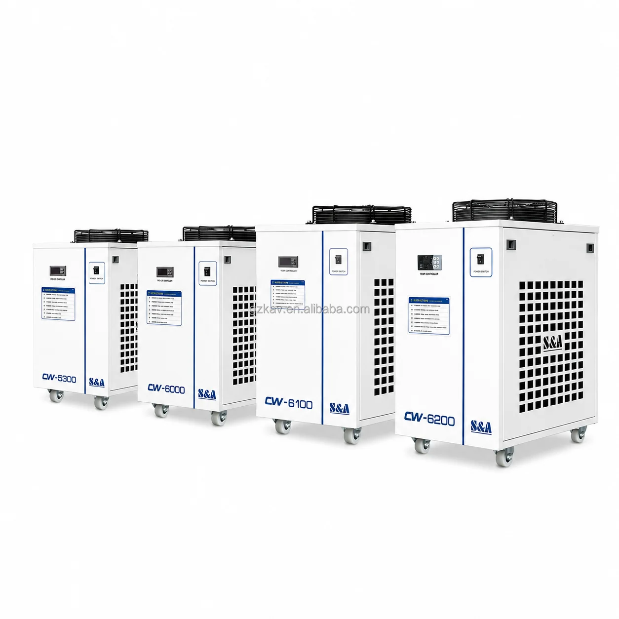 High Precision Refrigeration Water Chiller With Digital Temperature Controller For Industrial Laser Machines