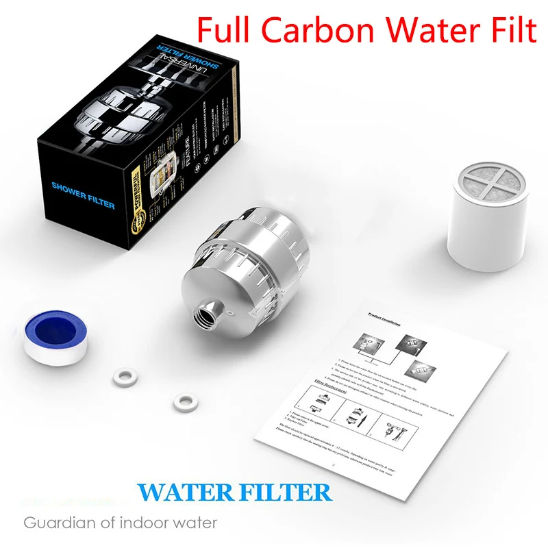 Filterelement 15–20 Güteklasse, Wasseraufbereitung, Haushaltswasserreiniger, Duschfilter-Set, Baden, um Restchlor zu entfernen