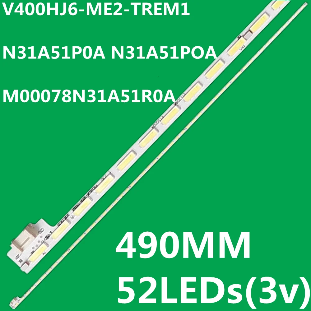 

5PCS ED Strip For V400HJ6-ME2-TREM1 V400HJ6-LE8 IC-40IP800 LCD-40V3A LC-40A11A LCD-40NX100A TC-40C400B TH-40C400K TH-40C400H