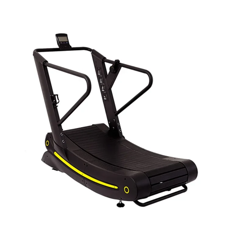 

Curved LED Screen Treadmill Commercial Fitness Equipment with Mechanical Drive Home Design for Indoor Running Exercise